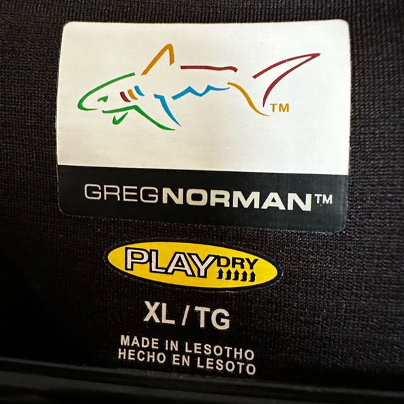 Greg Norman Black Men’s Polo - Picture 2 of 3